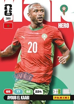 Ayoub El Kaabi Morocco Panini FIFA World Cup 2026 Adrenalyn XL #309
